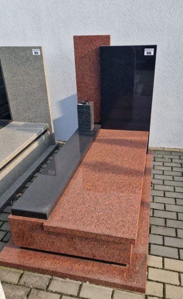 VANGA + CZARNY SZWED nr 96 nagrobek pojedynczy